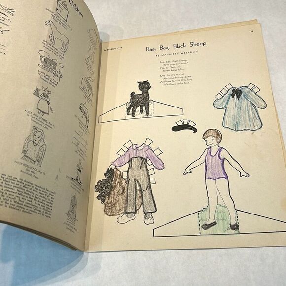 VTG Children's Activities For Home & School Magazine Book March 1944 - Picture 4 of 8